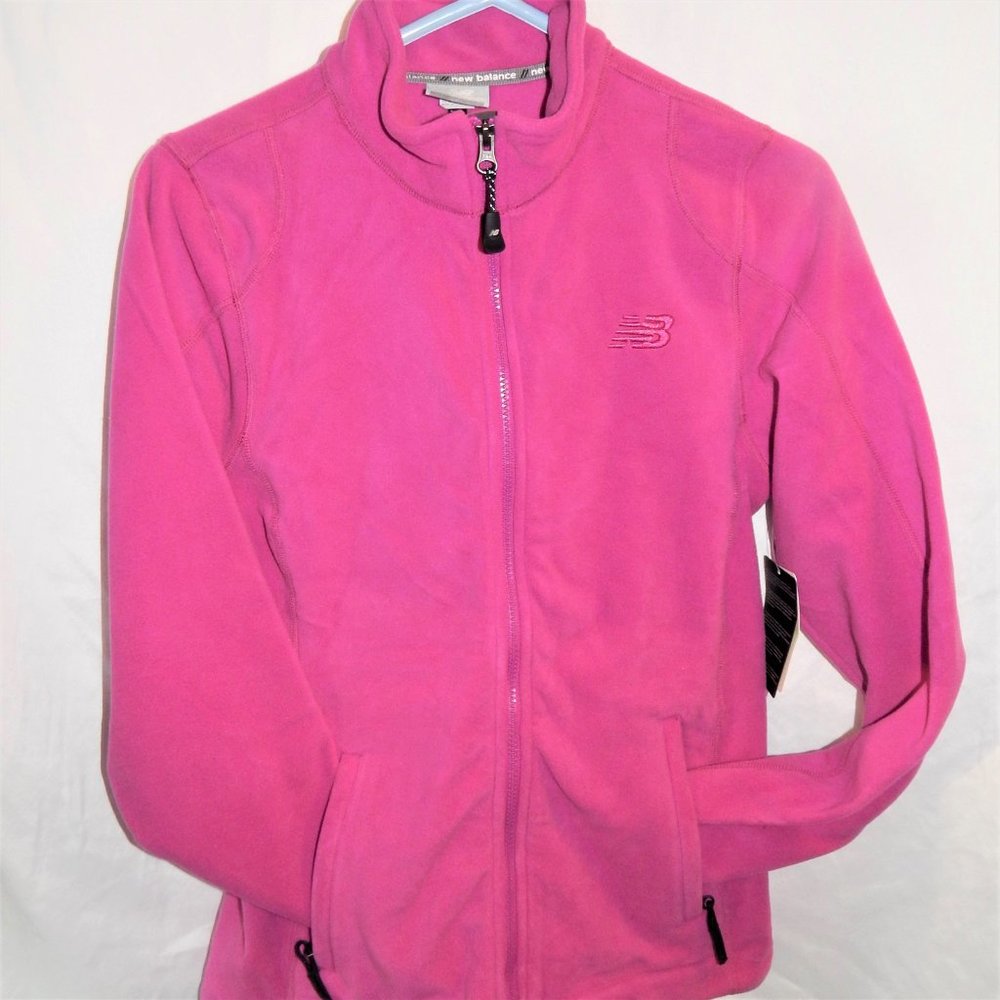 NWT Womens Jacket New Balance fleece Magenta NWT M L